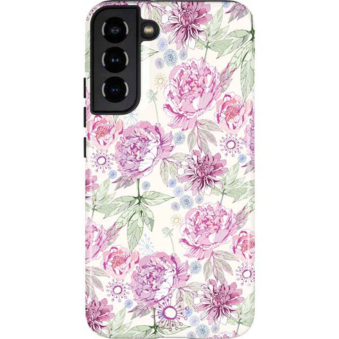 Peony Spring Floral Galaxy S22 Plus Pro Case