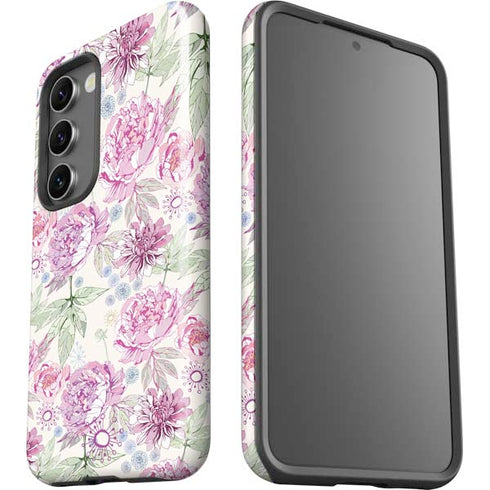 Peony Spring Floral Galaxy S23 Plus Pro Case