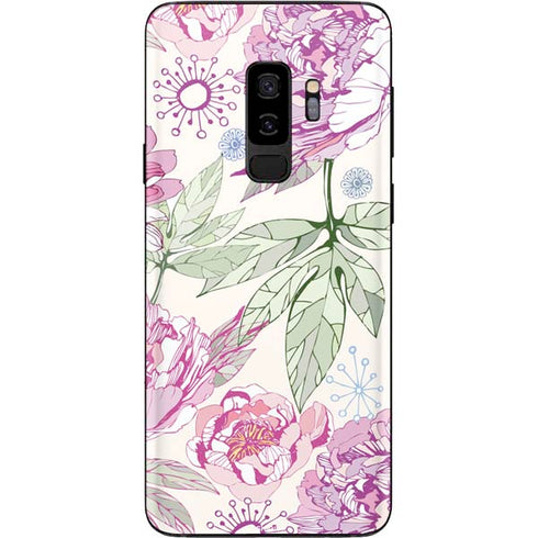 Peony Spring Floral Galaxy S9 Plus Skin