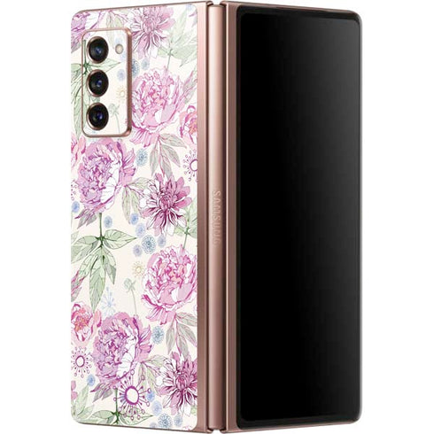 Peony Spring Floral Galaxy Z Fold2 5G Skin