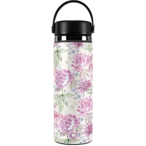 Peony Spring Floral Hydro Flask 20oz Wide Mouth Skin