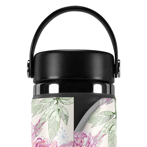 Peony Spring Floral Hydro Flask 20oz Wide Mouth Skin