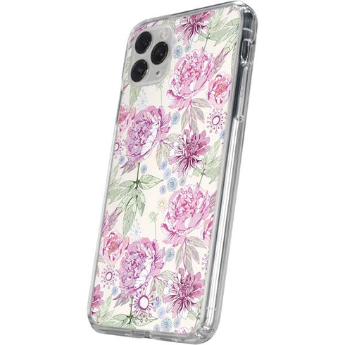 Peony iPhone 11 Pro Clear Case