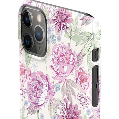Peony Spring Floral iPhone 11 Pro Max Lite Case