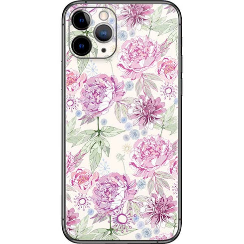 Peony Spring Floral iPhone 11 Pro Skin