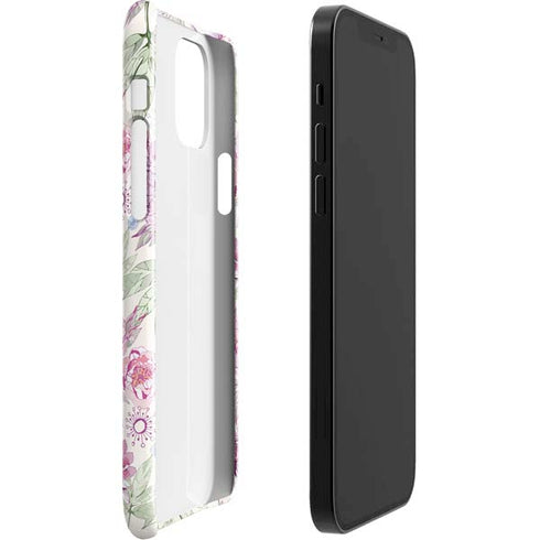 Peony Spring Floral iPhone 12 Mini Lite Case