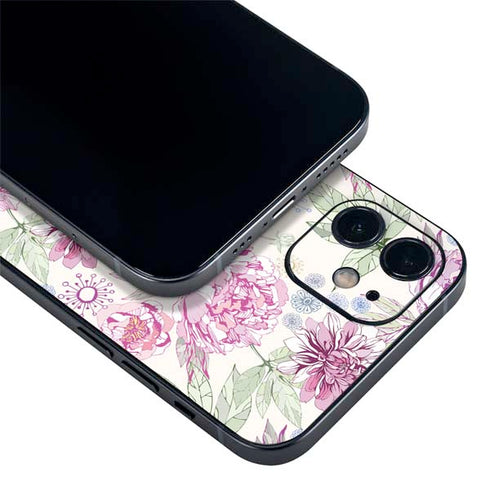 Peony Spring Floral iPhone 12 Mini Skin