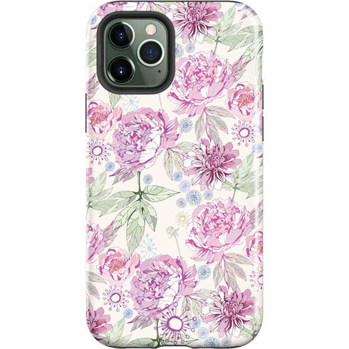 Peony Spring Floral iPhone 12 Pro Max Impact Case