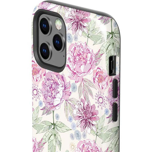 Peony Spring Floral iPhone 12 Pro Max Impact Case