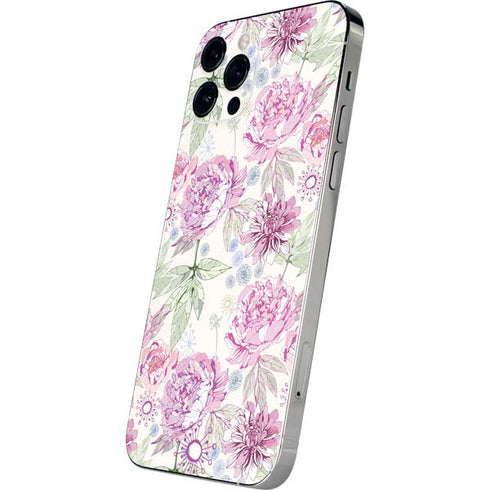 Peony Spring Floral iPhone 12 Pro Max Skin