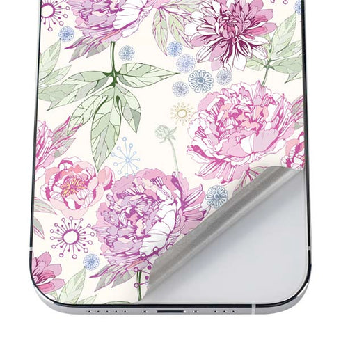 Peony Spring Floral iPhone 12 Pro Max Skin