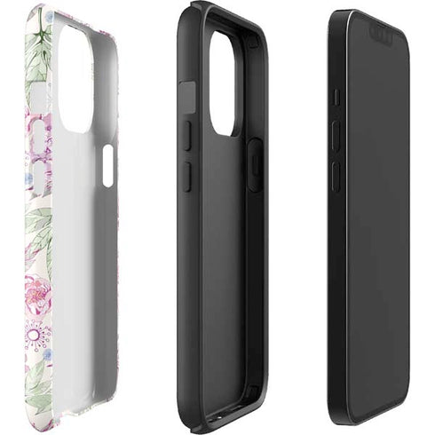 Peony Spring Floral iPhone 13 Pro Max Impact Case