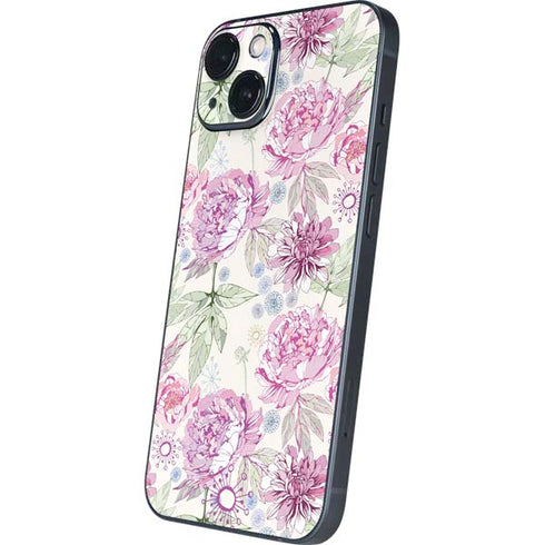 Peony iPhone 15 Plus Skin
