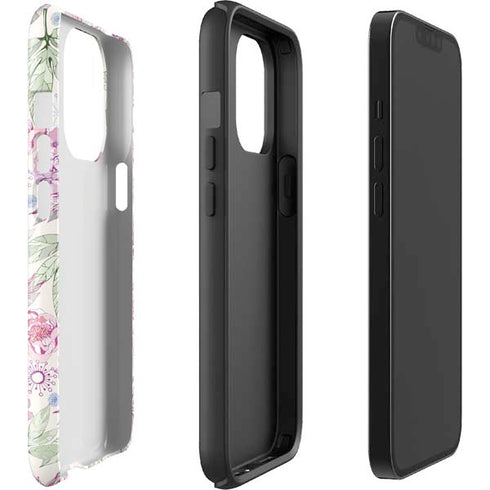 Peony Spring Floral iPhone 14 Pro Impact Case