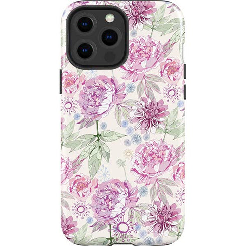 Peony iPhone 15 Pro Max Impact Case