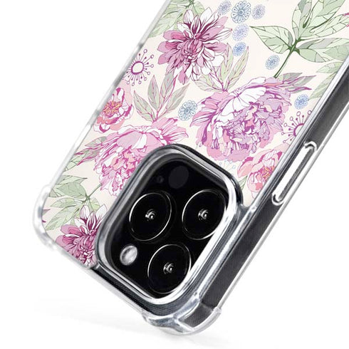 Peony Spring Floral iPhone 14 Pro Max MagSafe Case