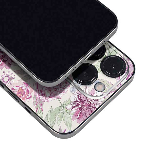 Peony iPhone 15 Pro Skin