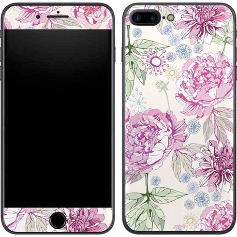 Peony Spring Floral iPhone 7 Plus Skin