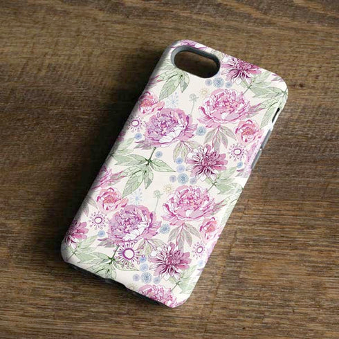Peony Spring Floral iPhone 7 Pro Case