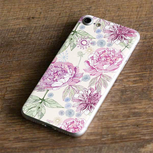Peony Spring Floral iPhone 7 Skin