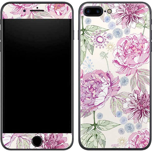 Peony Spring Floral iPhone 8 Plus Skin