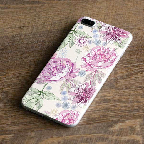 Peony Spring Floral iPhone 8 Plus Skin
