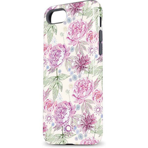 Peony Spring Floral iPhone 8 Pro Case