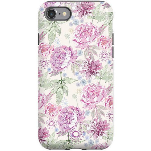 Peony Spring Floral iPhone SE (2nd & 3rd Gen) Pro Case