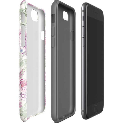 Peony Spring Floral iPhone SE (2nd & 3rd Gen) Pro Case