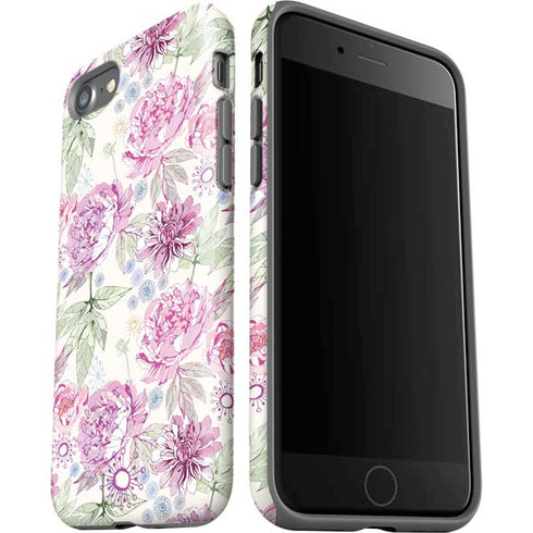 Peony Spring Floral iPhone SE (2nd & 3rd Gen) Pro Case