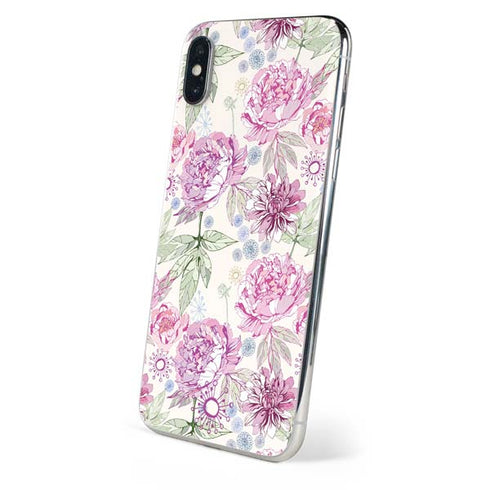 Peony Spring Floral iPhone XS Skin