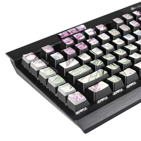 Peony Spring Floral K95 RGB PLATINUM Mechanical Gaming Keyboard Skin