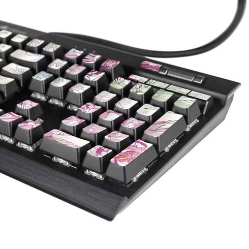 Peony Spring Floral K95 RGB PLATINUM Mechanical Gaming Keyboard Skin