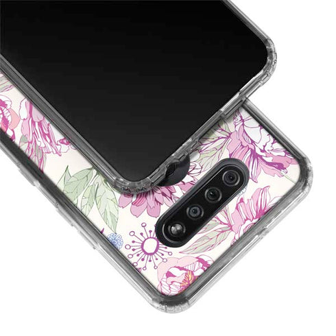 Peony LG K51/Q51 Clear Case