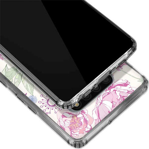 Peony LG Stylo 6 Clear Case