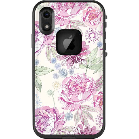 Peony Spring Floral LifeProof Fre iPhone Skin