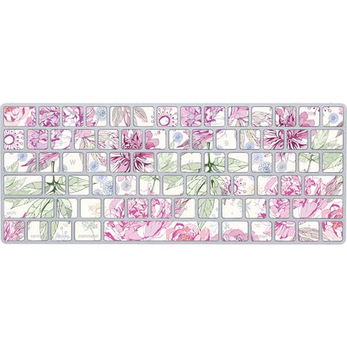 Peony Spring Floral Magic Keyboard Skin