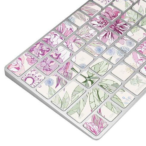 Peony Spring Floral Magic Keyboard Skin