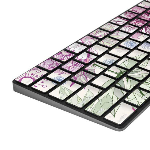 Peony Spring Floral Magic Keyboard with Numeric Keypad Skin
