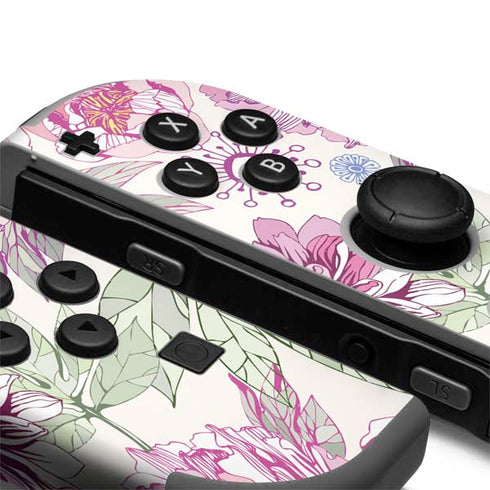 Peony Spring Floral Nintendo Joy-Con (L/R) Controller Skin
