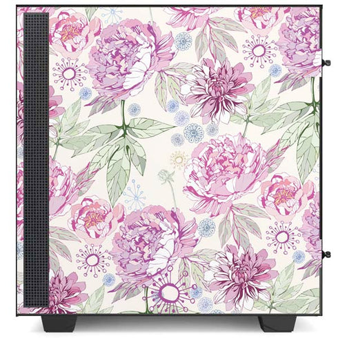 Peony Spring Floral NZXT H510 Compact ATX Mid-Tower Case Skin