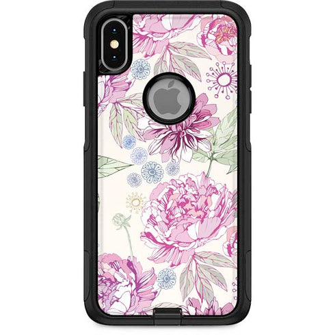 Peony Spring Floral Otterbox Commuter iPhone Skin