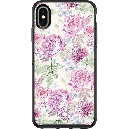 Peony Spring Floral Otterbox Symmetry iPhone Skin