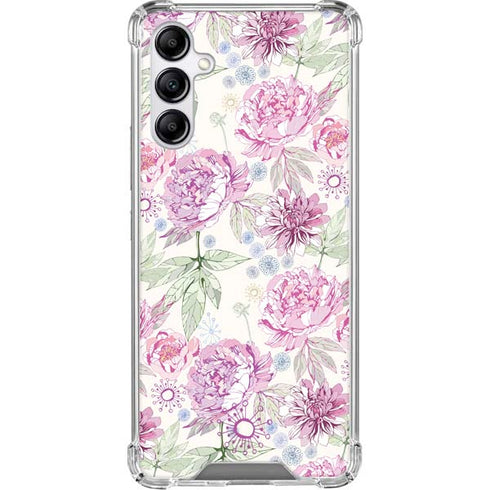 Peony Galaxy A15 5G Clear Case