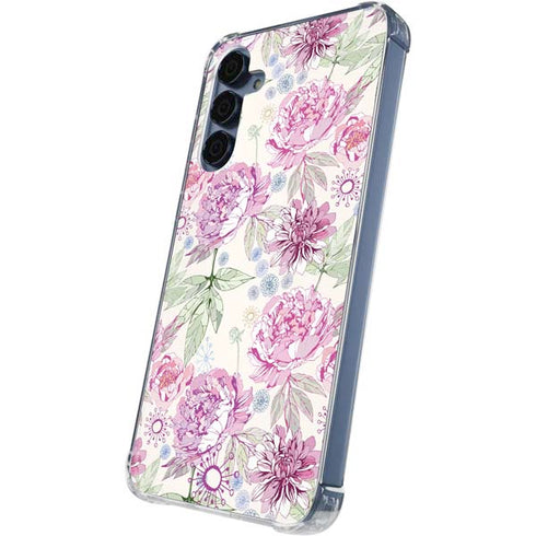 Peony Galaxy S24 Clear Case