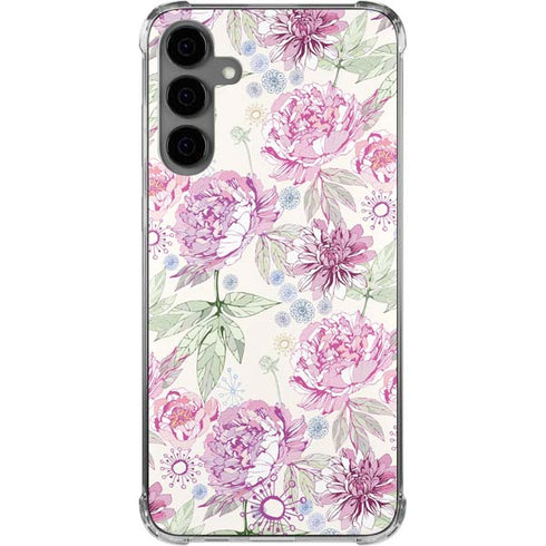 Peony Galaxy S24 Plus Clear Case
