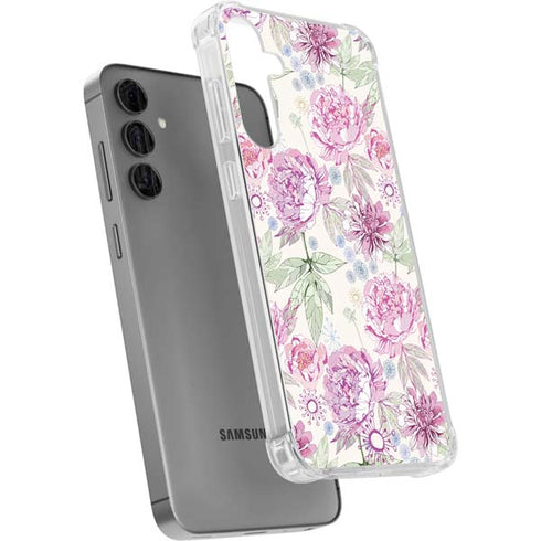 Peony Galaxy S24 Plus Clear Case