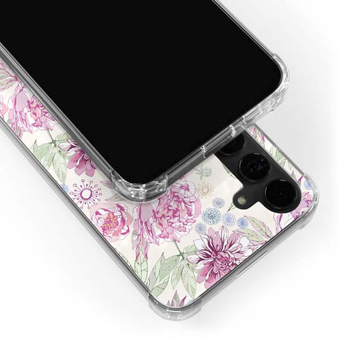 Peony Galaxy S24 Plus Clear Case