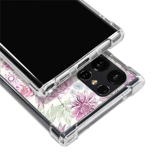 Peony Galaxy S24 Ultra Clear Case