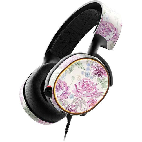 Peony Spring Floral SteelSeries Arctis 5 Skin